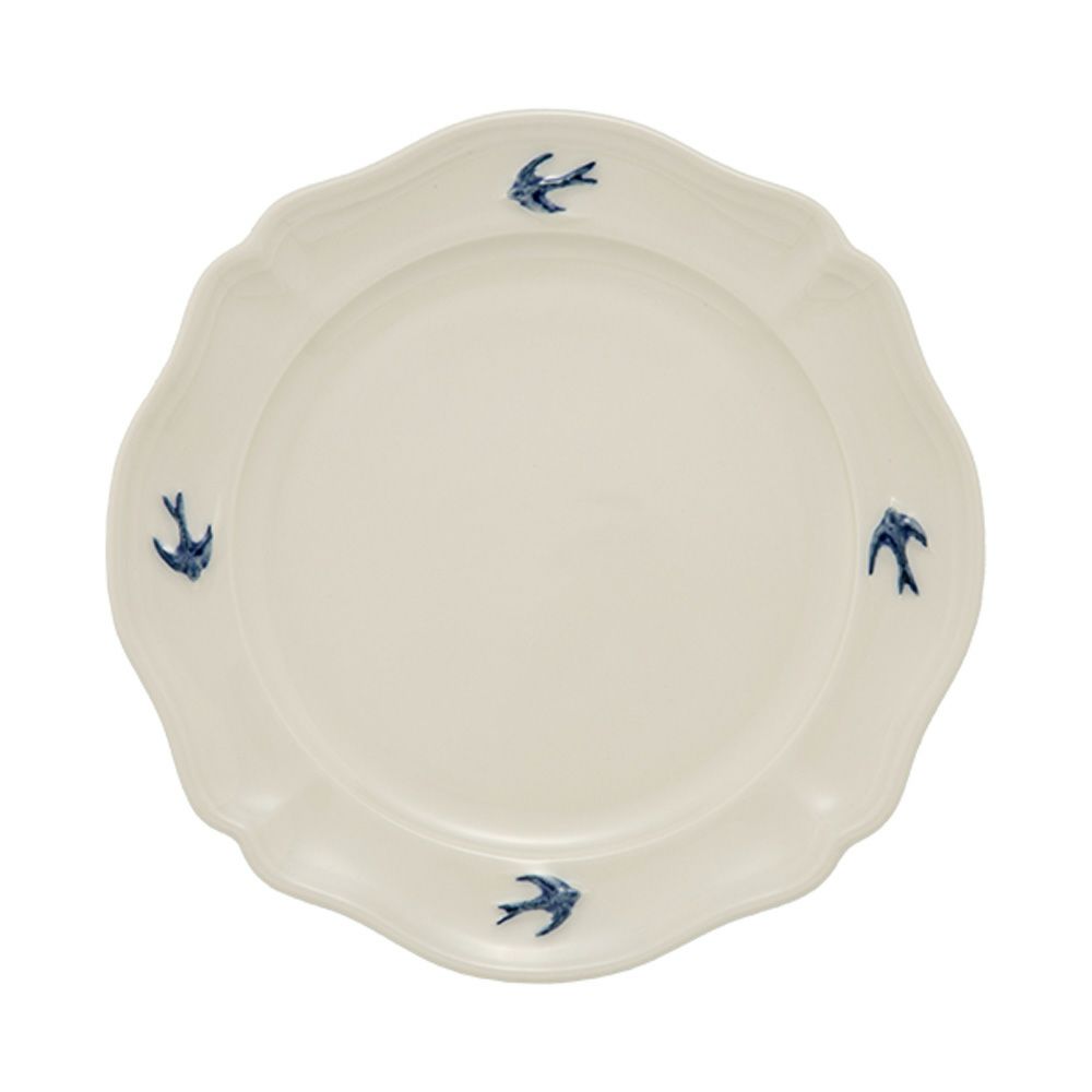 マルミツポテリ スタジオエム アーリーバード ラウンドプレート L 19.5cm