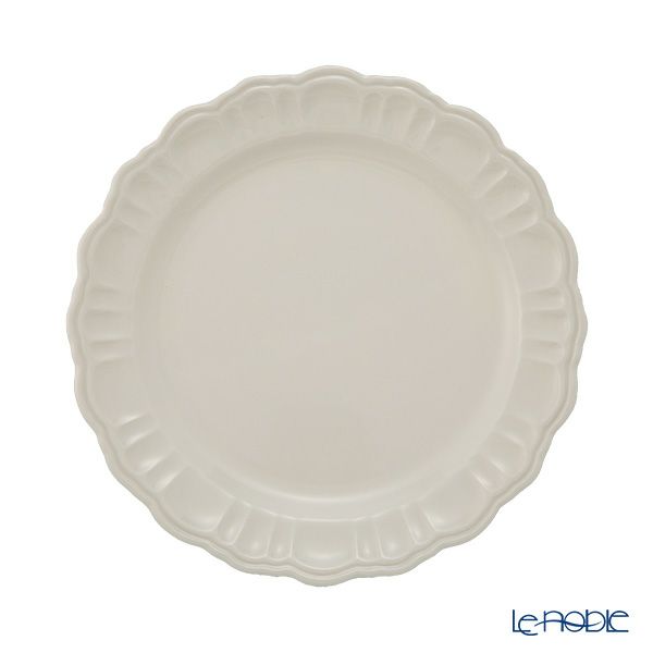 マルミツポテリ スタジオエム ポンポネ プレート 20cm ホワイト