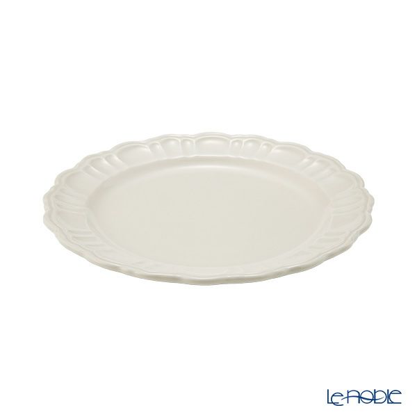 マルミツポテリ スタジオエム ポンポネ プレート 20cm ホワイト