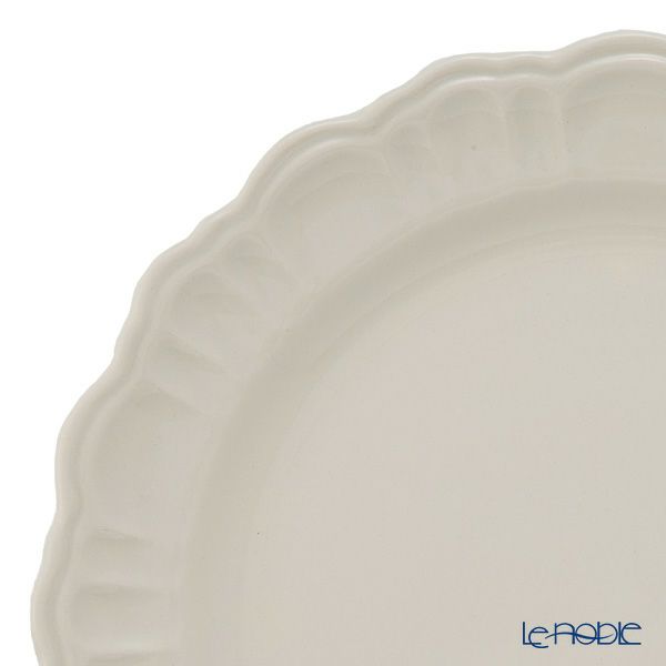 マルミツポテリ スタジオエム ポンポネ プレート 20cm ホワイト