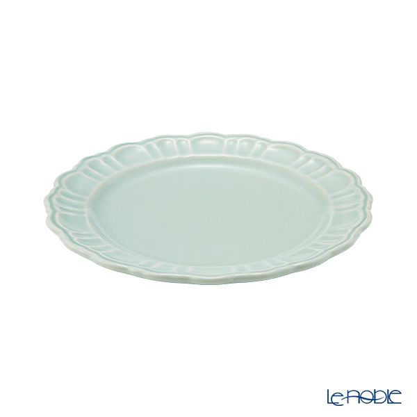 マルミツポテリ スタジオエム ポンポネ プレート 20cm ペールブルー