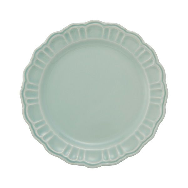 マルミツポテリ スタジオエム ポンポネ プレート 20cm ペールブルー
