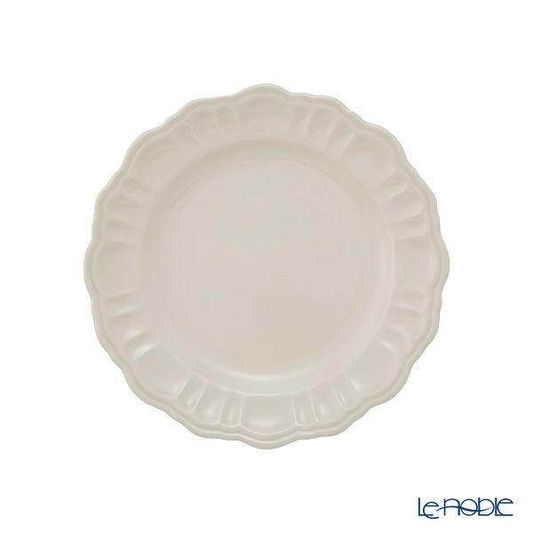 マルミツポテリ スタジオエム ポンポネ プレート 15cm ホワイト