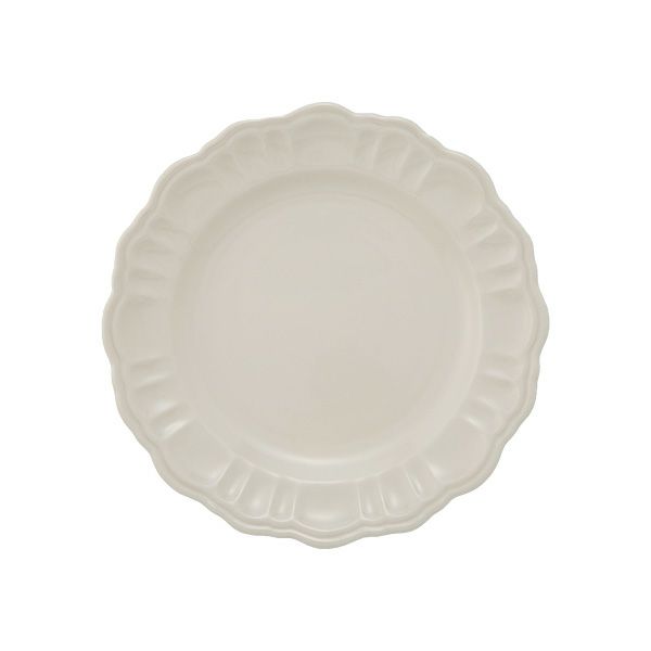 マルミツポテリ スタジオエム ポンポネ プレート 15cm ホワイト