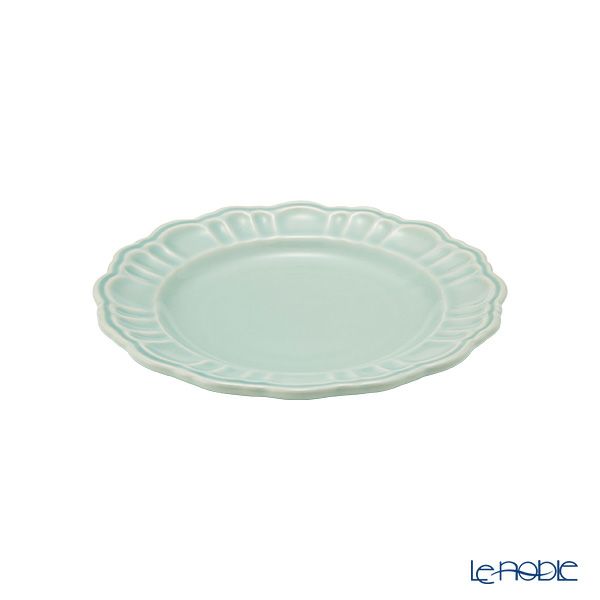 マルミツポテリ スタジオエム ポンポネ プレート 15cm ペールブルー