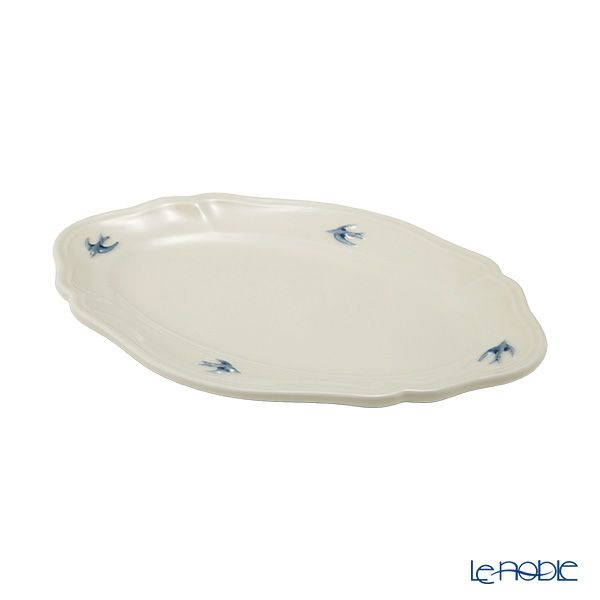 マルミツポテリ スタジオエム アーリーバード オーバルプレートL 22.7cm