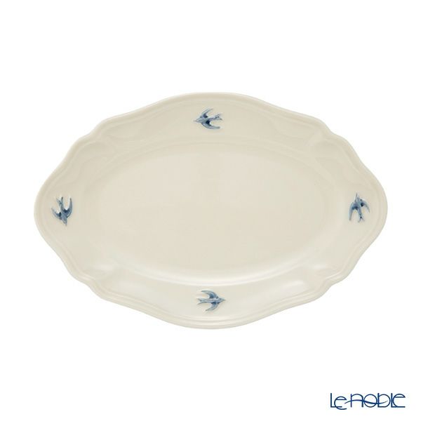 マルミツポテリ スタジオエム アーリーバード オーバルプレートL 22.7cm