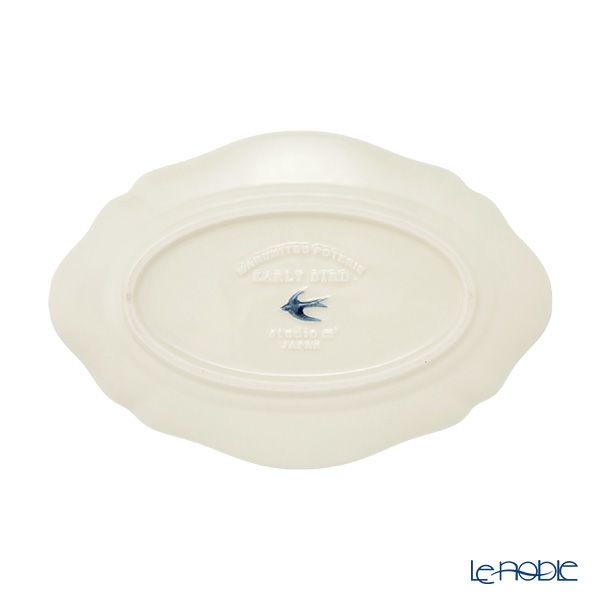 マルミツポテリ スタジオエム アーリーバード オーバルプレートL 22.7cm