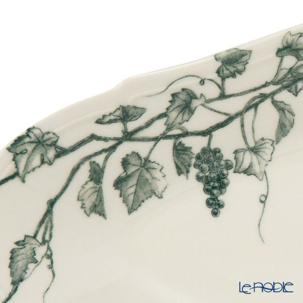 マルミツポテリ スタジオエム ヴィーニュ オーバルプレート L 27×15cm ブルー