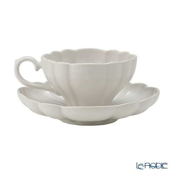 マルミツポテリ スタジオエム ルブケ カップ＆ソーサー 190ml ホワイト