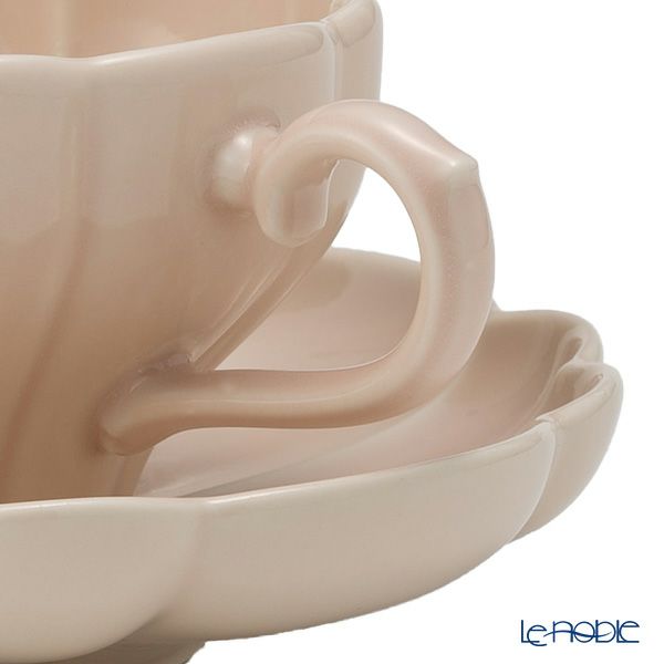 マルミツポテリ スタジオエム ルブケ カップ＆ソーサー 190ml ペールピンク