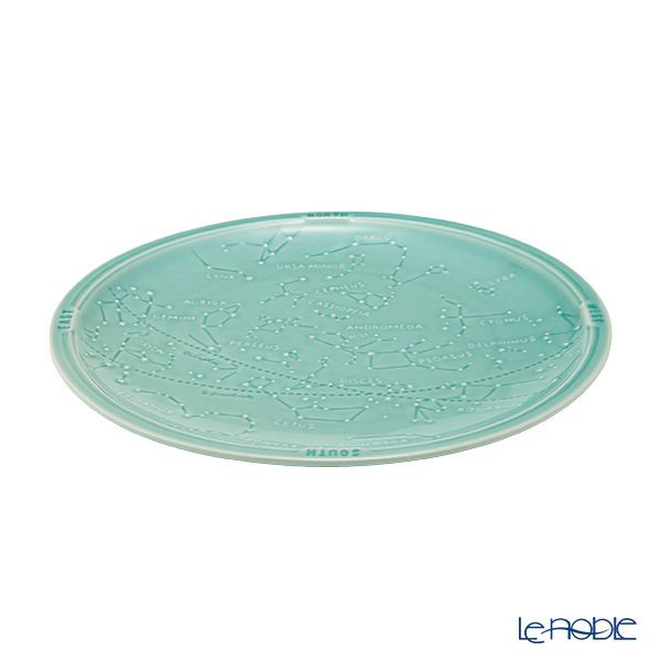 マルミツポテリ スタジオエム スターマップ プレート 23cm ミント