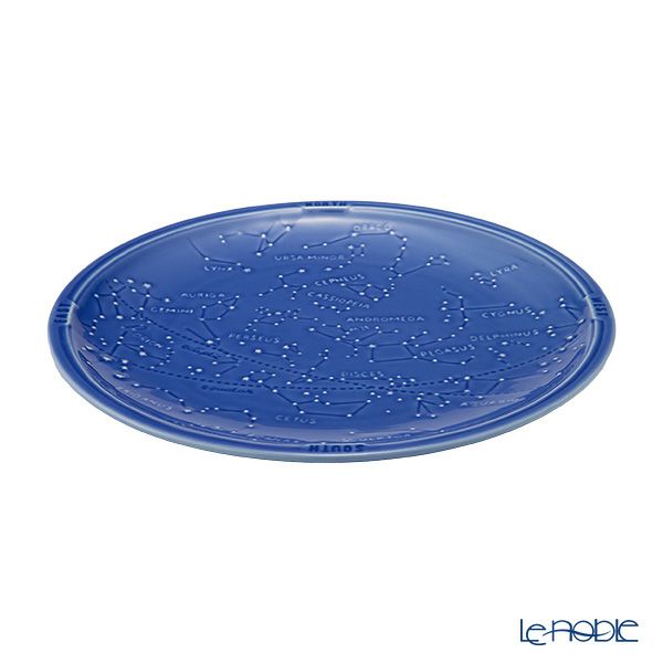 マルミツポテリ スタジオエム スターマップ プレート 23cm ブルー