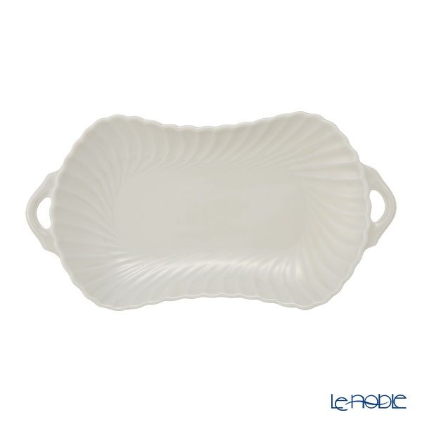 マルミツポテリ スタジオエム トゥインクル プレート 26cm アイボリー