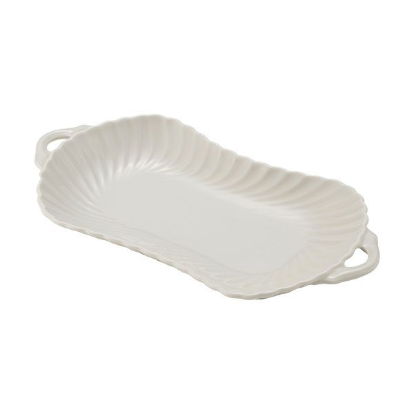 マルミツポテリ スタジオエム トゥインクル プレート 26cm アイボリー