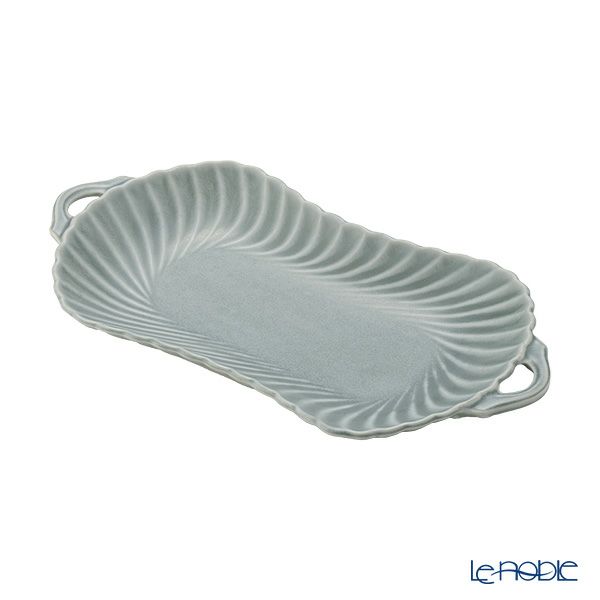 マルミツポテリ スタジオエム トゥインクル プレート 26cm ブルーグレー