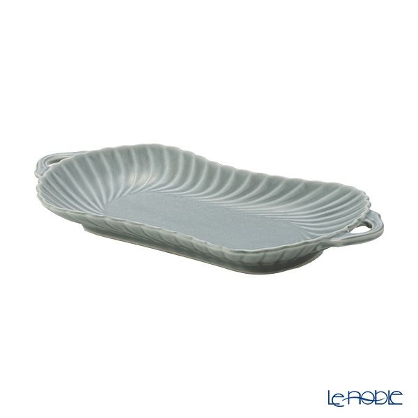 マルミツポテリ スタジオエム トゥインクル プレート 26cm ブルーグレー