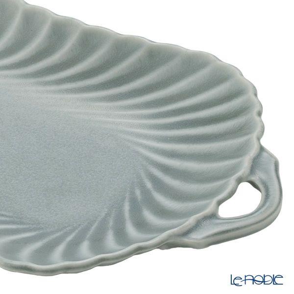 マルミツポテリ スタジオエム トゥインクル プレート 26cm ブルーグレー