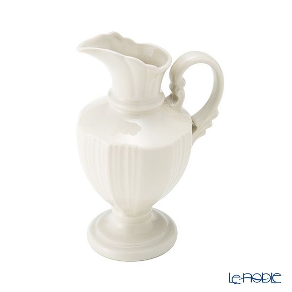 マルミツポテリ スタジオエム グラシュ ピッチャー／ベース ホワイト H20cm 580ml