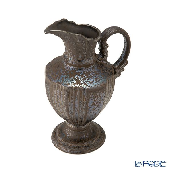 マルミツポテリ スタジオエム グラシュ ピッチャー／ベース ブロンズ H20cm 580ml