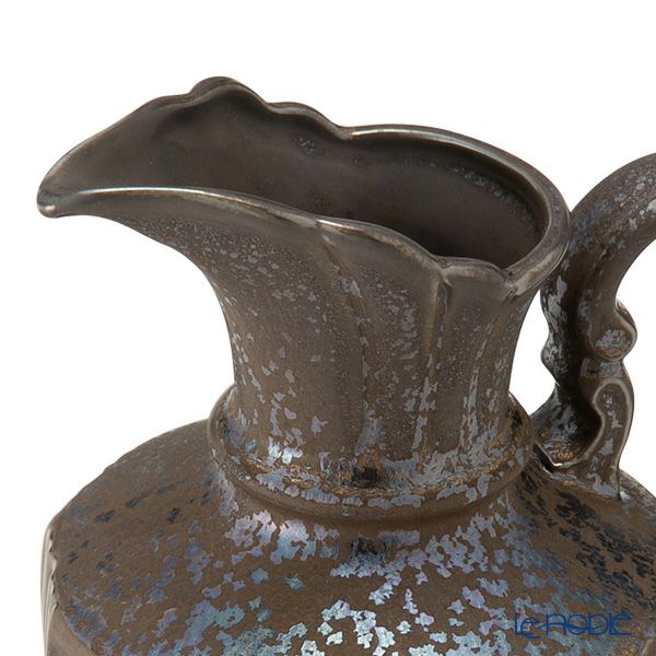 マルミツポテリ スタジオエム グラシュ ピッチャー／ベース ブロンズ H20cm 580ml