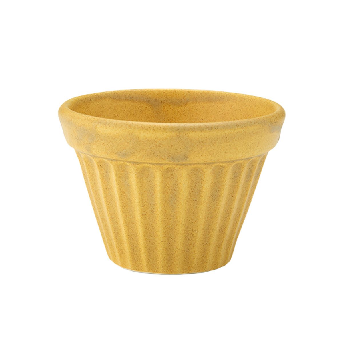 マルミツポテリ スタジオエム アセゾネ カップ M 180ml マスタード 直火可能・IH不可