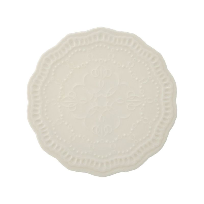 マルミツポテリ スタジオエム エタンセル プレート 17cm ホワイト