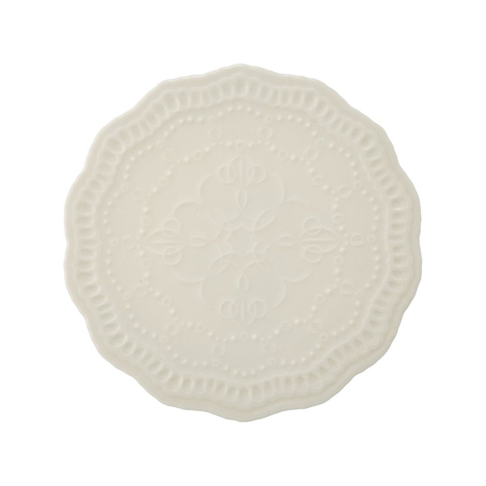 マルミツポテリ スタジオエム エタンセル プレート 17cm ホワイト