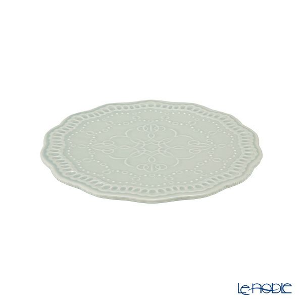 マルミツポテリ スタジオエム エタンセル プレート 17cm ブルーグレー