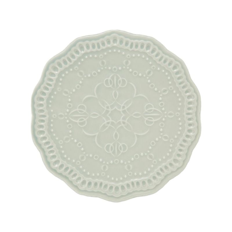 マルミツポテリ スタジオエム エタンセル プレート 17cm ブルーグレー