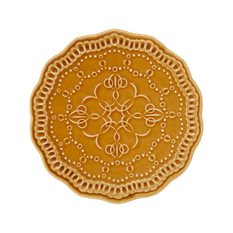 マルミツポテリ スタジオエム エタンセル プレート 17cm キャラメル