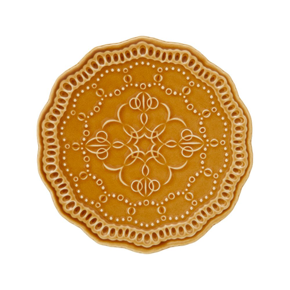 マルミツポテリ スタジオエム エタンセル プレート 17cm キャラメル