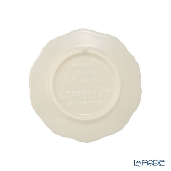 マルミツポテリ スタジオエム エタンセル プレート 12cm ホワイト