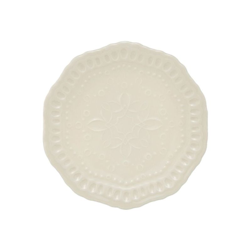 マルミツポテリ スタジオエム エタンセル プレート 12cm ホワイト