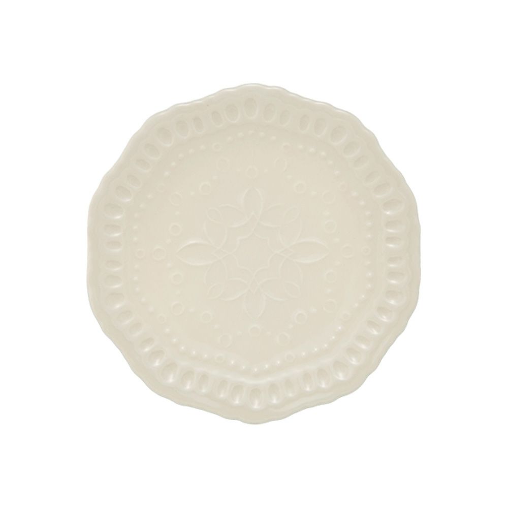 マルミツポテリ スタジオエム エタンセル プレート 12cm ホワイト