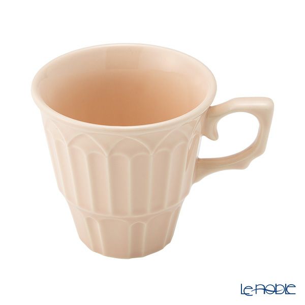 マルミツポテリ スタジオエム ロンブル マグカップ 220ml ピンク