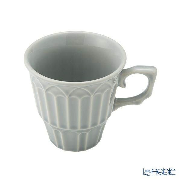 マルミツポテリ スタジオエム ロンブル マグカップ 220ml ブルーグレー