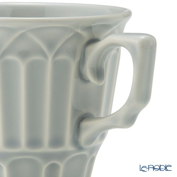 マルミツポテリ スタジオエム ロンブル マグカップ 220ml ブルーグレー