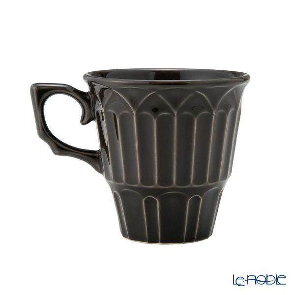 マルミツポテリ スタジオエム ロンブル マグカップ 220ml チャコール