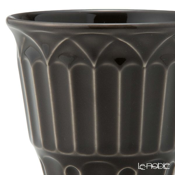 マルミツポテリ スタジオエム ロンブル マグカップ 220ml チャコール