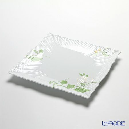 ジノリ1735／リチャード ジノリ（GINORI 1735／Richard Ginori） フィオーリ ヴェルディ スクエアプレート 30×30cm