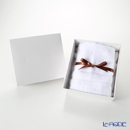 マイクロコットン レギュラー ハンドタオル ホワイト（箱付）