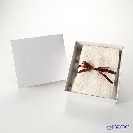 マイクロコットン レギュラー ハンドタオル アイボリー（箱付）