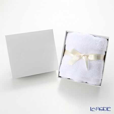 マイクロコットン プレミアム フェイスタオル ホワイト（箱付）