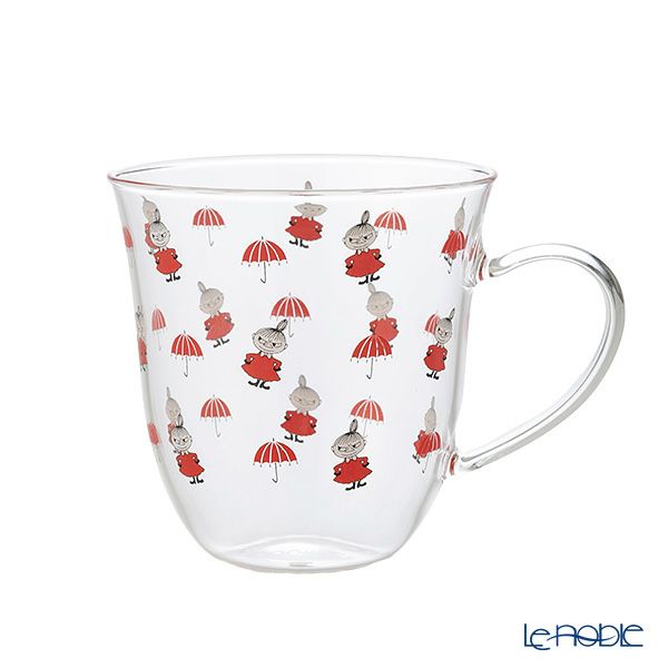 ムーミン グラスウェア Simple 耐熱マグカップ リトルミイ