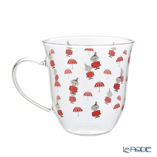 ムーミン グラスウェア Simple 耐熱マグカップ リトルミイ