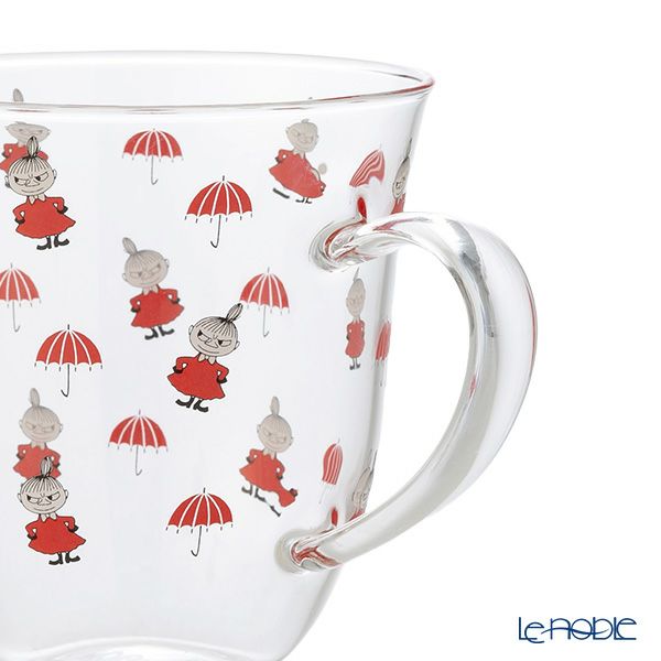 ムーミン グラスウェア Simple 耐熱マグカップ リトルミイ
