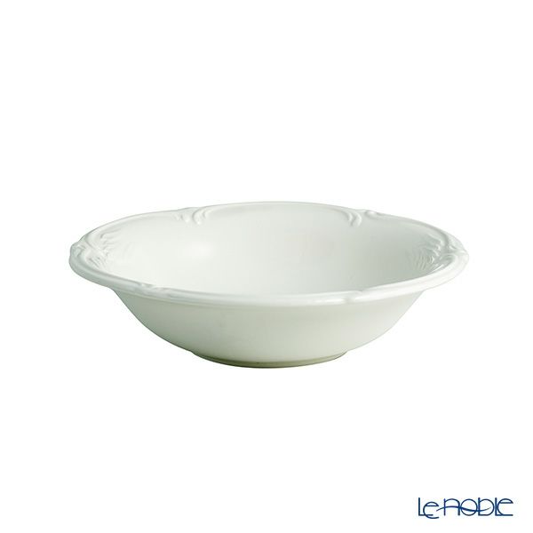 ジアン（Gien） ロカイユ・ブラン シリアルボウル 18cm