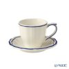 ジアン（Gien） フィレコバルト ティーカップ＆ソーサー 175ml