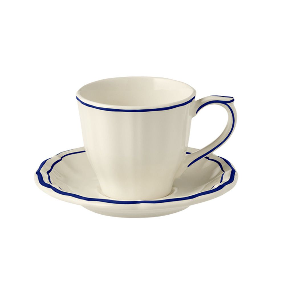 ジアン（Gien） フィレコバルト ティーカップ＆ソーサー 175ml